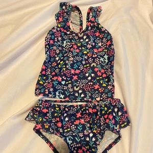 Baby floral tankini